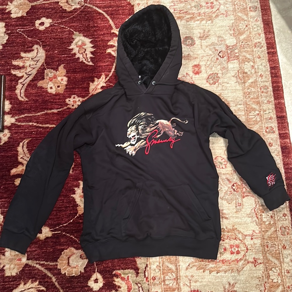 Givenchy Leo Lion Fax Faur Hoodie